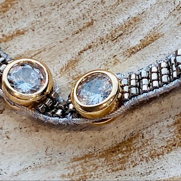 Crystal Seed Bead Boho Woven Adjustable Friendship Bracelet NWT - Picture 4 of 11